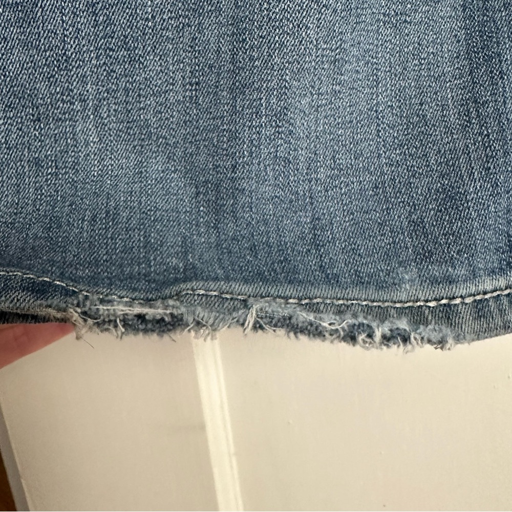 MISS ME Mid Rise Bootcut Jeans 31 Fleur De Lis‎ Pockets Y2K Western Glam Denim - Picture 11 of 16